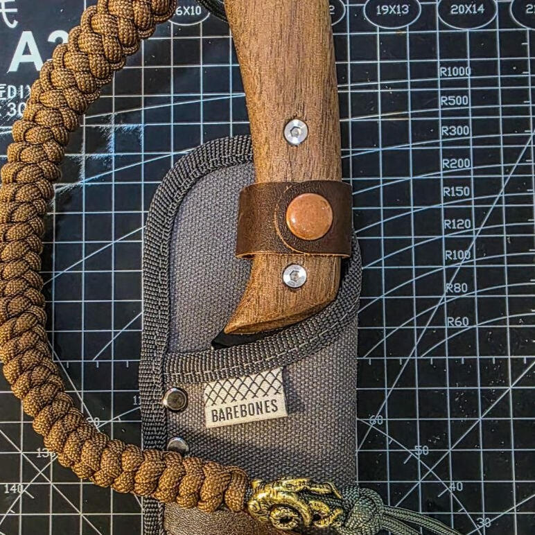 Heavy-duty paracord lanyards made to order, available with or without beads.
